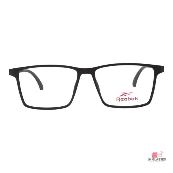 9825 glasses in matte black — front
