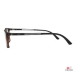 9825 glasses in matte brown — side