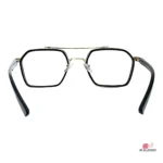 Alpha glasses in golden black — back view