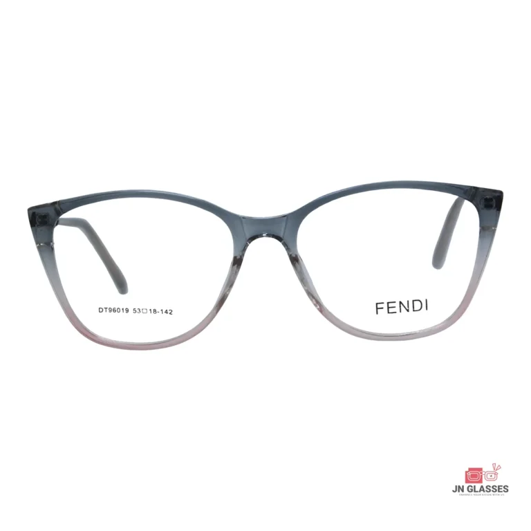 dt96019 glasses in transparent gray — front view