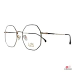 dz217 glasses in golden black — angle view