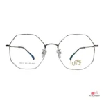 dz217 glasses in silver black — front view