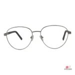 on123 glasses in silver matte black — front