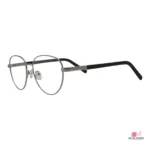 on123 glasses in silver matte black — angle