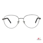 on123 glasses in silver matte green — front