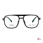RC1201 glasses in black silver — front view