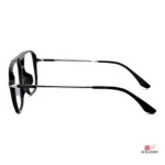 RC1201 glasses in black silver — side view