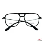 RC1201 glasses in black silver — back view