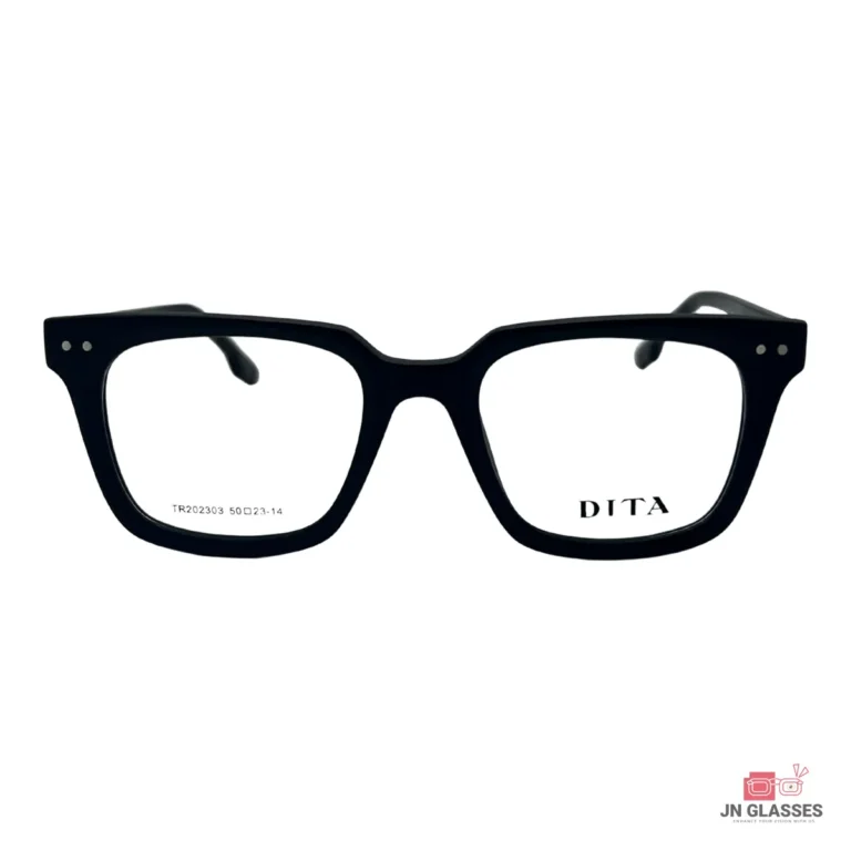 tr202303 glasses in matt black — front view