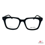 tr202303 glasses in shine black — front view