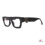 z1244e glasses in black golden — angle